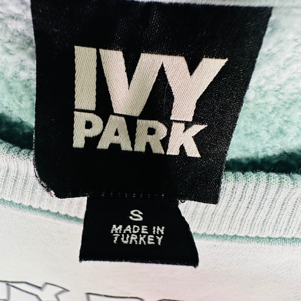 Ivy Park Womens Logo Crewneck Long Sleeve Sweatshirt Mint Blue Size S - Picture 5 of 8